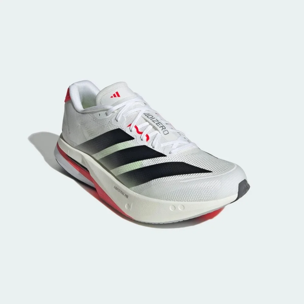 Adidas Adizero Boston 13 Running Shoes Men's 10.5 White JS4932 New